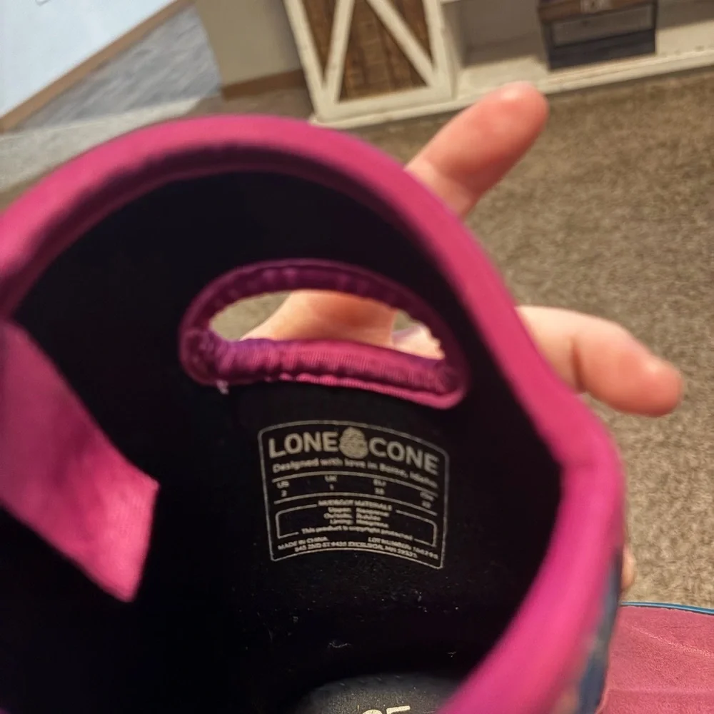 Girls LoneCone Boot-iful Mermaid Neoprene Boots Size 2 - Picture 6 of 7